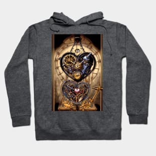 Steampunk mechanical heart Hoodie